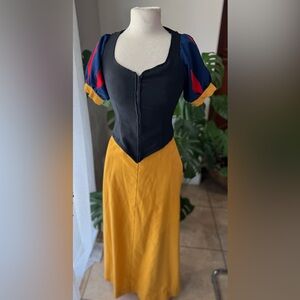 Vintage Disney Snow White Costume Dress Adult Women’s Cosplay Halloween Handmade
